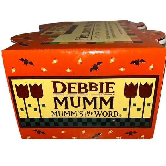 Set of 4 VINTAGE Halloween Coffee Mugs by Debbie Mumm for Sakura: 1998: NIB - Picture 4 of 7